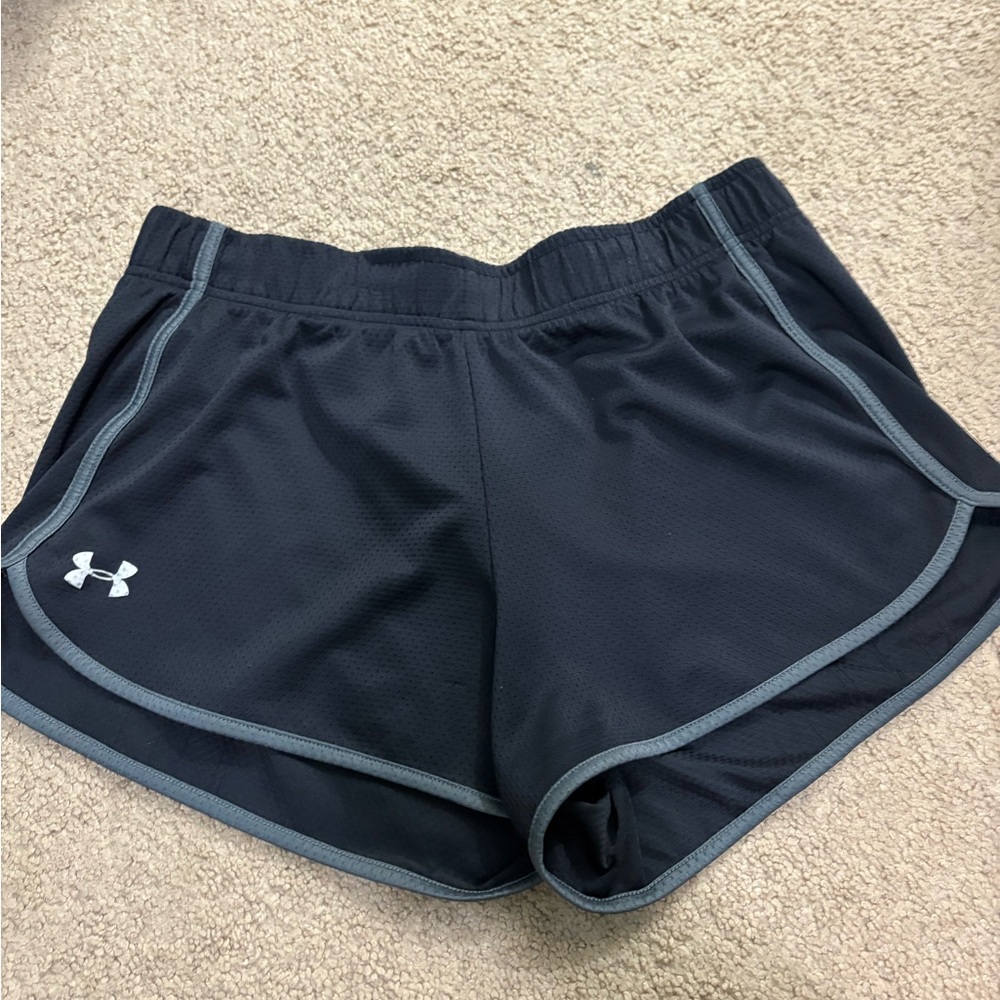 Under Armour Women's Navy and Gray Athletic Shorts